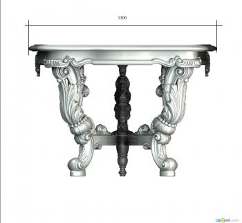 Tables (STL_0386) 3D model for CNC machine
